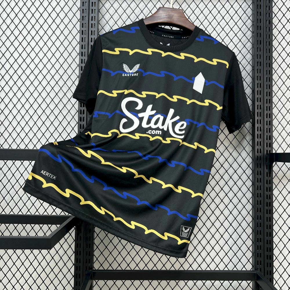 Camiseta de fútbol Everton 2025/26 TERCERA MANGA CORTA VERSION FAN